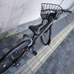 美品☆SOUTHERNPORT[サザンポート]27吋 シティーサイクル 外装6段/LEDオート/ブラック