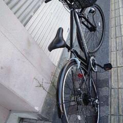 美品☆SOUTHERNPORT[サザンポート]27吋 シティーサイクル 外装6段/LEDオート/ブラック