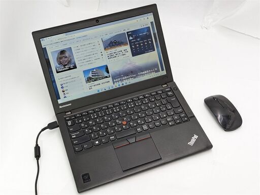 送料無料 新品無線マウス付き ノートパソコン Windows11 12.5型 Lenovo X250 中古良品 第5世代i5 4GB 無線 Wi-Fi Bluetooth カメラ Office