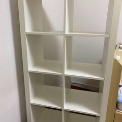 IKEA EXPEDIT 2×4 シェルフ（白）