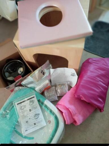 [決まりました]ヨモギ蒸し一式、フットバス