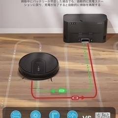 ロボット掃除機★自動ゴミ収集機能 Alexa対応 急速充電 5000Pa 強力