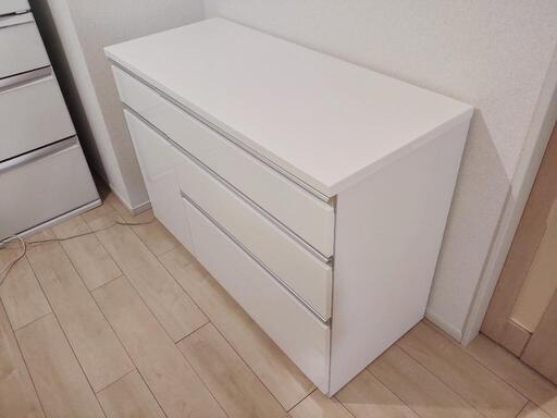 キッチンカウンター　ニトリ　キュリー2 120CT WH