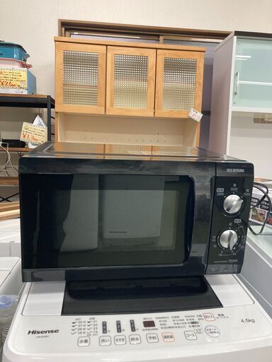 【リサイクルショップ　ピカソ　小松原】アイリスオーヤマ IRIS OHYAMA 18L /60Hz 電子レンジ 2019年製 EMO-F518-6★3686★