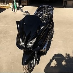 ヤマハ BA - SG03J ビッグスクーター 黒 250cc