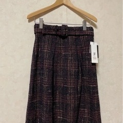 新品！尾  BISHU JAPAN スカート チェックＭ
