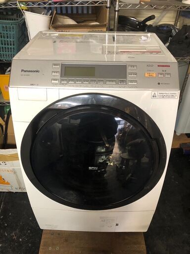 ☆中古￥19,800！Panasonic　10.0㎏ドラム式電気洗濯乾燥機　家電　2016年製　NA-VX7600R型　幅64㎝ｘ奥行き73㎝ｘ高さ102㎝　【BA216】