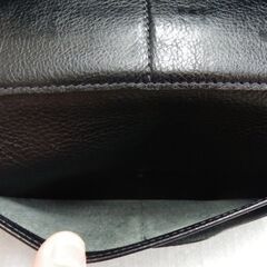 IL BISONTE イルビゾンテ 長財布 がま口小銭入れ付 C0911P ブラック 収納袋付き