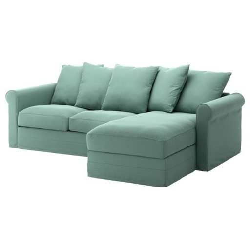 【取引中】IKEA カウチソファ 3人掛け 美品 洗えるカバー 2/18or19取引希望