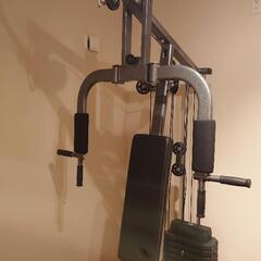 【ほぼ未使用】【あらゆる筋トレこれ1本！  】マルチジム・筋力トレーニングマシン BODYMAKER(ボディメイカー)「ホームジムDX TM066 トレーニングベンチ」

