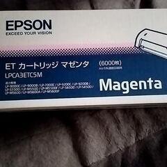 【無料　未使用】EPSON　ETカートリッジ　マゼンタ　LPCA...