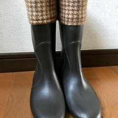 Harris Tweed レインブーツ M 