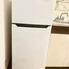 一人暮らし用の冷蔵庫（120Lハイセンス）
