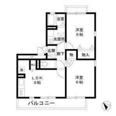 ✨🏥レスキュー賃貸🏥✨『2DK』相模原市中央区東淵野辺✨敷金礼金...