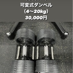 フレックスベル　可変式ダンベル（4〜20kg）