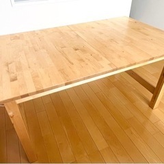 【ネット決済】【美品】IKEA 伸長式ダイニングテーブル