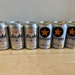 缶ビール6本 