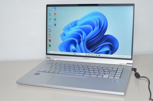 訳アリノートパソコン Mouse Computer X5-i7CMLAS Windows11+office 爆速SSD256GB core i7-10510U/メモリ8GB/15.6インチ/無線/Webカメラ