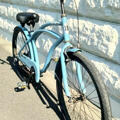 ビーチクルーザー軽量アルミフレーム程度良好