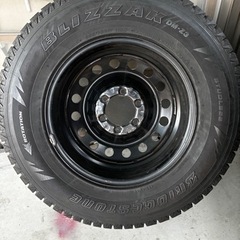 スタッドレスタイヤ 265/70R17 fjクルーザー純正 スチールホイール