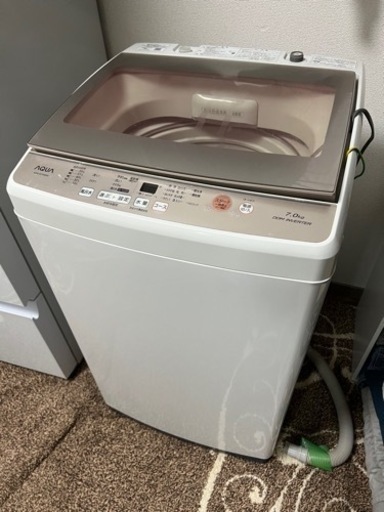 洗濯機 7キロ 2018 AQUA