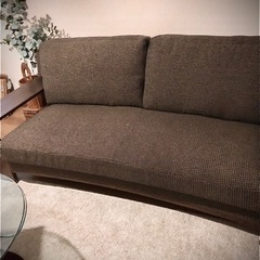 【カリモク家具】トリプル高級ソファ 定価45万円のお品です