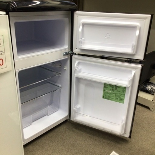 名古屋一部配送無レトロ冷蔵庫　株式会社オーヤマ　PRR-082D-W 2023 冷蔵庫 81L レトロ PRR-082D-B