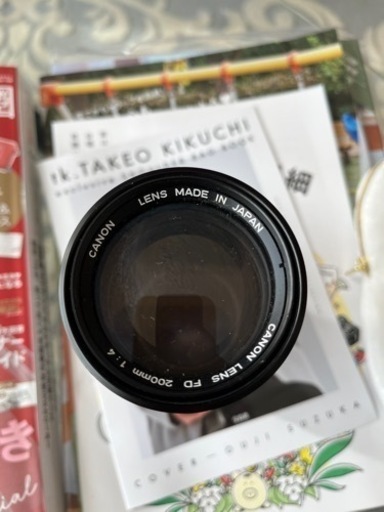 電磁調理器 Canon Lens FD 200 1:4