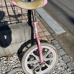 一輪車　18インチ　ピンク