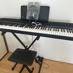 電子ピアノ KORG B2N X型スタンド/X型椅子/ヘッドホン...