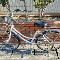 (chariyoshy出品)26インチ自転車、6段ギア付き、白
