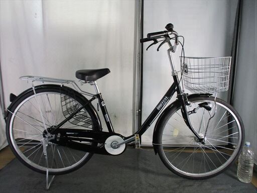 D293　★限定特価★ 中古自転車 【　26インチ　軽快車　黒　LEDオートライト 】