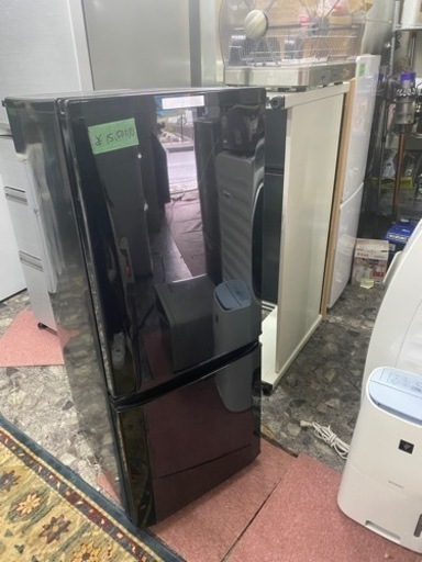 北九州市内配送無料　保証付き　三菱電機 MITSUBISHI ELECTRIC MR-P15C-B [冷蔵庫 （146L・右開き） 2ドア サファイアブラック]