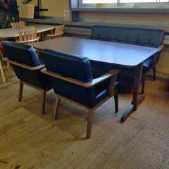 【愛品倶楽部柏店】NITORI ベンチダイニング4点セット パラブール