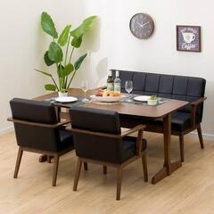 【愛品倶楽部柏店】NITORI ベンチダイニング4点セット パラブール