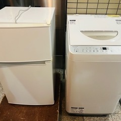 単身者用　冷蔵庫、洗濯機　　自社配送可能、早い人優先