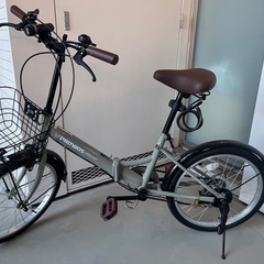 【美品・新品同様】折りたたみ自転車　20インチ