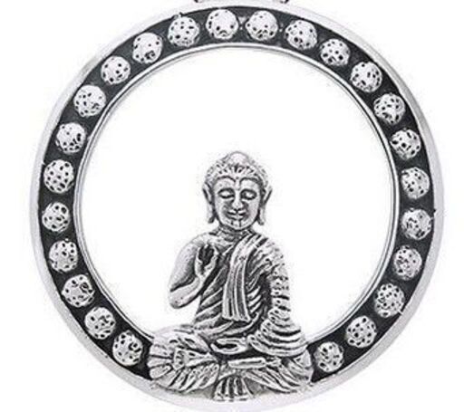 PS Sitting Buddha pendant 仏陀坐像 知恵のシンボル