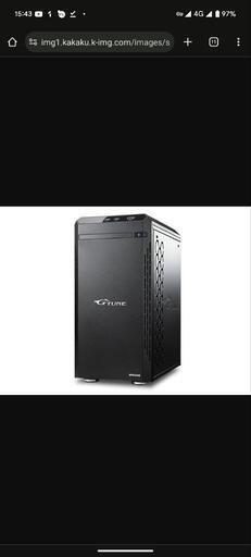 ゲーミングPC マウスG-TUNE PM-B560 RTX3060 ゲーミングモニターセット