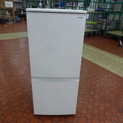 ID 387959 冷蔵庫2ドア 137L シャープ 2018年 SJ-D14D-W