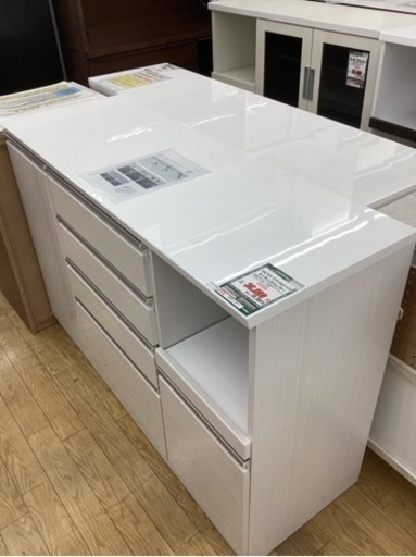 KA-93【新入荷　アウトレット】メビウス　キッチンカウンター　白