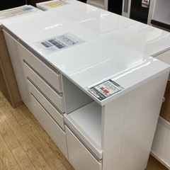 KA-93【新入荷　アウトレット】メビウス　キッチンカウンター　白