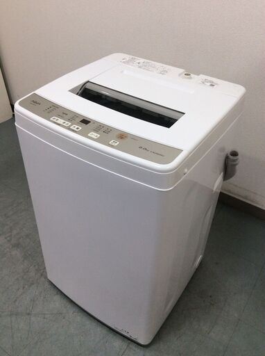 （1/31受渡済）JT8218【AQUA/アクア 6.0㎏洗濯機】美品 2020年製 AQW-S60J 家電 洗濯 簡易乾燥付