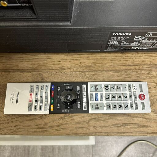 TOSHIBA REGZA 40V34 2023年製 液晶テレビ Youtobe/無線LAN LEDバック