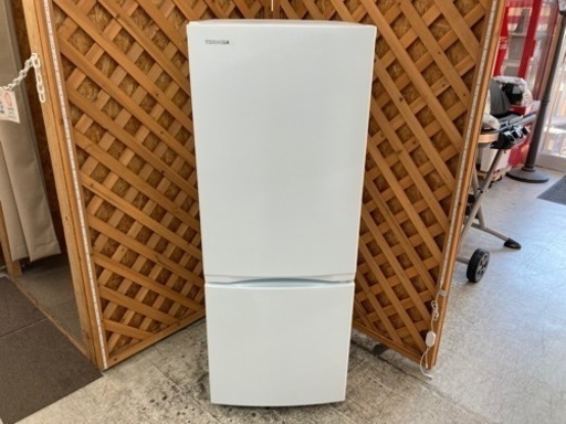 【愛品館江戸川店】TOSHIBA 153リットル2ドア冷凍冷蔵庫（2021年製）お問合せID：143-016260-007