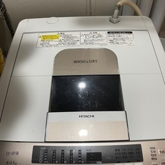 (受け渡し予定の方決定しました)洗濯機8.0kg差し上げます。
