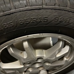 30プリウス　純正ホイール　タイヤ9分山