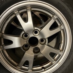 30プリウス　純正ホイール　タイヤ9分山