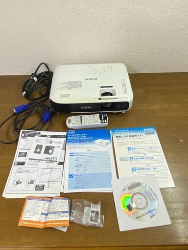 EPSON プロジェクター EB-S04 照射17時間 リモコンあり 投影動作確認済