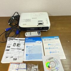 EPSON プロジェクター EB-S04 照射17時間 リモコンあり 投影動作確認済